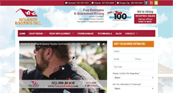 Desktop Screenshot of nolandsroofing.com